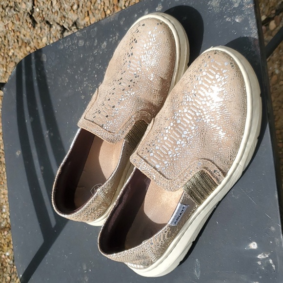 Ariat Slip On Metallic Snakeskin Cruiser Shoes Size 9.5 - Picture 2 of 4